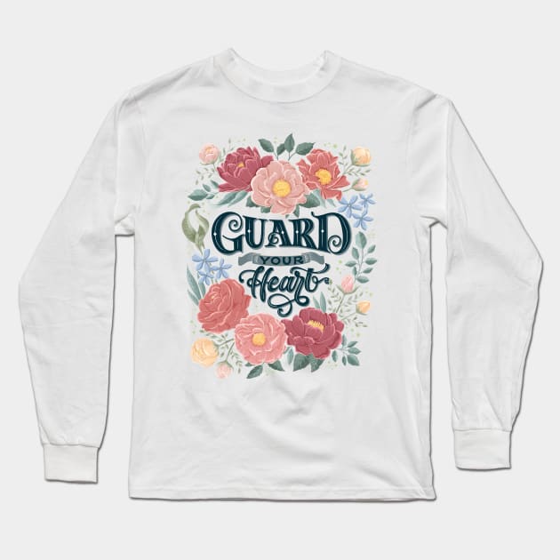 Guard your heart Long Sleeve T-Shirt by CalliLetters